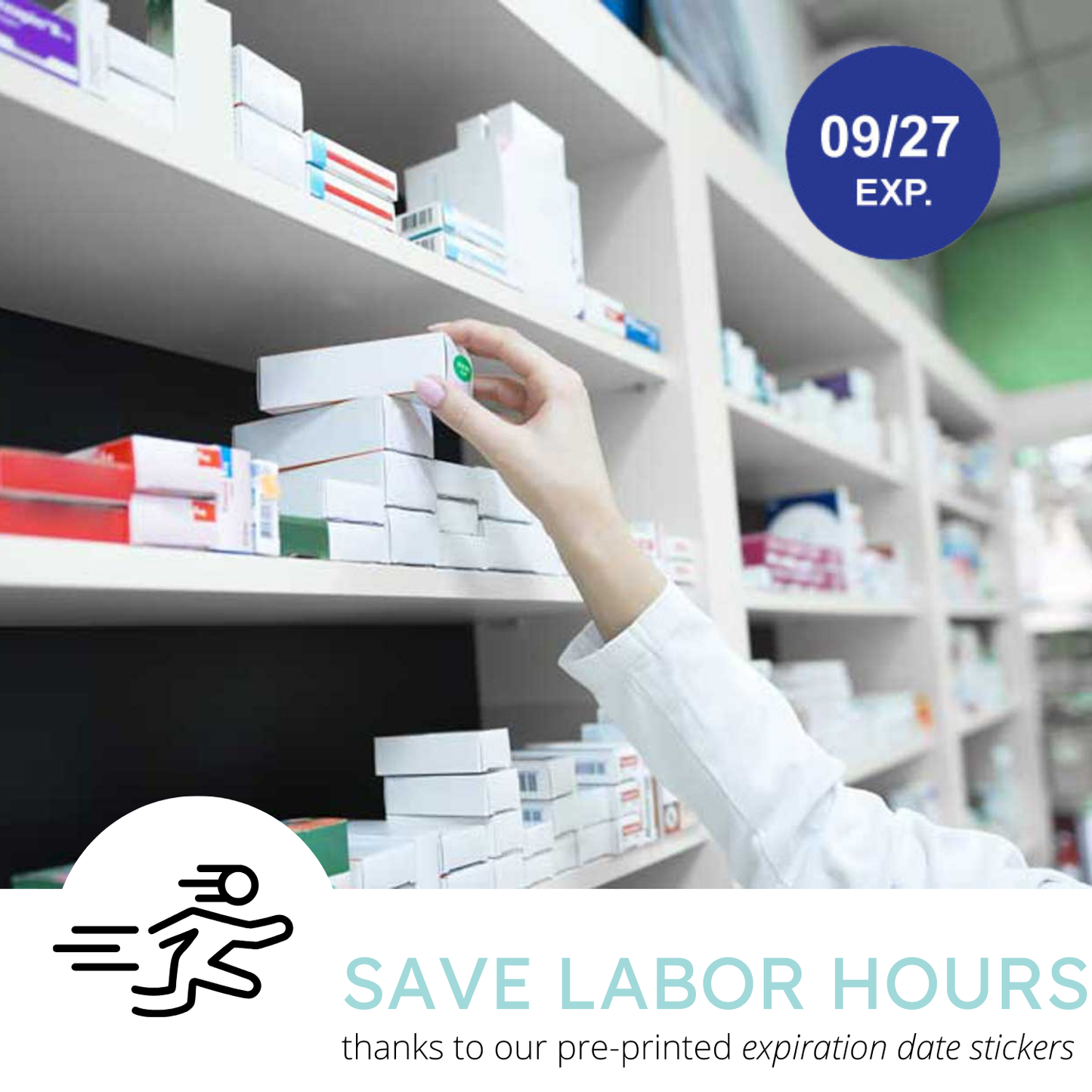 Pharmacy Expiration Date Stickers - Edition 2025-2029 - BUYONEGETONE50%OFF