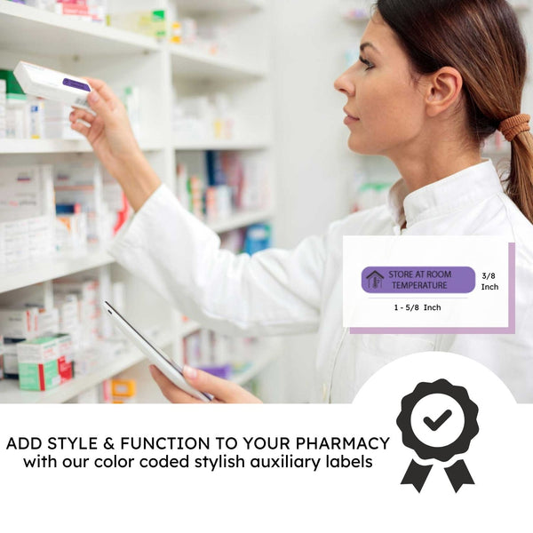 auxiliary pharmacy prescription labels medication labels